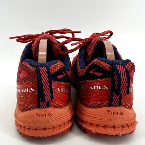 Brooks Cascadia 10 Trail Running Shoes BioMoGo DNA Flamingo Creamsicle 6 - Picture 5 of 7